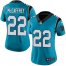 Nike Carolina Panthers #22 Christian McCaffrey Blue Alternate Womens Stitched NFL Vapor Untouchable Limited Jersey