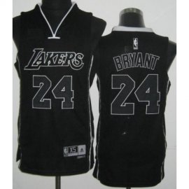 Los Angeles Lakers 24 Kobe Bryant Black Revolution 30 NBA Jerseys Black Number Cheap
