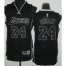 Los Angeles Lakers 24 Kobe Bryant Black Revolution 30 NBA Jerseys Black Number Cheap