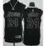 Los Angeles Lakers 24 Kobe Bryant Black Revolution 30 NBA Jerseys Black Number Cheap