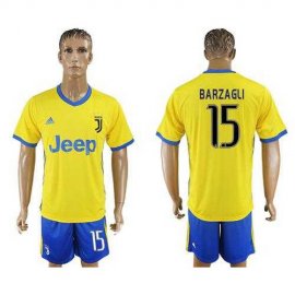 Juventus #15 Barzagli Away Soccer Club Jersey