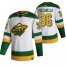 Minnesota Wild #36 Mats Zuccarello White Mens Adidas 2020-21 Reverse Retro Alternate NHL Jersey