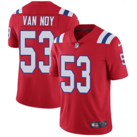 Nike New England Patriots #53 Kyle Van Noy Red Alternate Mens Stitched NFL Vapor Untouchable Limited Jersey