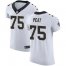 Nike New Orleans Saints #75 Andrus Peat White Mens Stitched NFL Vapor Untouchable Elite Jersey