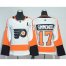 Adidas Philadelphia Flyers #17 Wayne Simmonds White Road Authentic Womens Stitched NHL Jersey