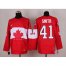 Olympic 2014 CA. #41 Mike Smith Red Stitched NHL Jersey
