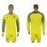 Brazil Blank Yellow Goalkeeper Long Sleeves Soccer Country Jersey