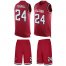 Nike Atlanta Falcons #24 A.J. Terrell Red Team Color Mens Stitched NFL Limited Tank Top Suit Jersey