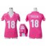 Nike Cincinnati Bengals #18 A.J. Green Pink Draft Him Name & Number Top Womens Stitched NFL Elite Jersey