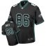 Nike Philadelphia Eagles #86 Zach Ertz Black Alternate Mens Stitched NFL Elite Drift Fashion Jersey