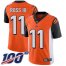 Nike Cincinnati Bengals #11 John Ross III Orange Alternate Mens Stitched NFL 100th Season Vapor Limited Jersey