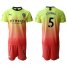 Manchester City #5 Stones Away Soccer Club Jersey