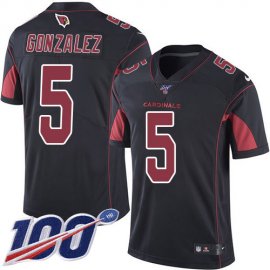Nike Arizona Cardinals #5 Zane Gonzalez Black Mens Stitched NFL Limited Rush 100th Season Jersey
