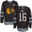 Adidas Chicago Blackhawks #16 Bobby Hull Black 1917-2017 100th Anniversary Stitched NHL Jersey