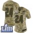 Nike New England Patriots #24 Stephon Gilmore Camo Super Bowl LIII Bound Womens Stitched NFL Limited 2018 Salute to Service Jersey