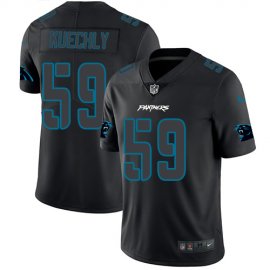 Nike Carolina Panthers #59 Luke Kuechly Black Mens Stitched NFL Limited Rush Impact Jersey