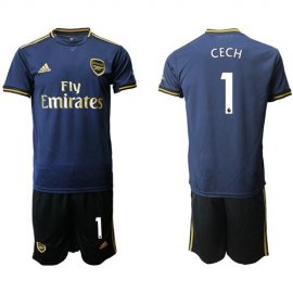 Arsenal #1 Cech Away Soccer Club Jersey