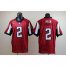 Nike Atlanta Falcons #2 Matt Ryan Red Team Color With C Patch Mens Stitched NFL Elite Jersey