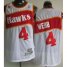 Atlanta Hawks 4 Spud Webb White Soul Jersey Cheap