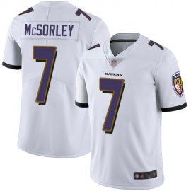Nike Baltimore Ravens #7 Trace McSorley White Mens Stitched NFL Vapor Untouchable Limited Jersey