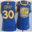 Cheap Women Golden State Warriors 30 Stephen Curry Blue Revolution 30 Swingman Jersey