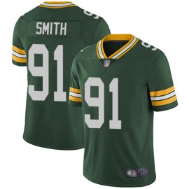 Nike Green Bay Packers #91 Preston Smith Green Team Color Mens Stitched NFL Vapor Untouchable Limited Jersey