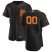 San Francisco Giants Custom Mens Nike Black Alternate 2020 Authentic 20 at 24 Patch Player MLB Jersey