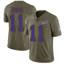Nike Buffalo Bills #11 Zay Jones Olive Youth Stitched NFL Limited 2017 Salute to Service Jersey