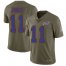 Nike Buffalo Bills #11 Zay Jones Olive Youth Stitched NFL Limited 2017 Salute to Service Jersey