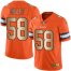 Nike Denver Broncos #58 Von Miller Orange Mens Stitched NFL Limited Gold Rush Jersey