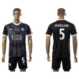 Leicester City #5 Morgan Away Soccer Club Jersey