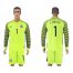 Chile #1 C.Bravo Green Long Sleeves Goalkeeper Soccer Country Jersey
