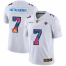 Pittsburgh Steelers #7 Ben Roethlisberger Mens White Nike Multi-Color 2020 NFL Crucial Catch Limited NFL Jersey