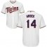 Minnesota Twins #14 Kent Hrbek White Cool Base Stitched Youth MLB Jersey