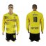 Dortmund #10 M.Gotze Home Long Sleeves Soccer Club Jersey