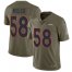 Nike Denver Broncos #58 Von Miller Olive Mens Stitched NFL Limited 2017 Salute to Service Jersey