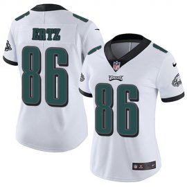 Nike Philadelphia Eagles #86 Zach Ertz White Womens Stitched NFL Vapor Untouchable Limited Jersey