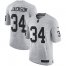 Nike Las Vegas Raiders #34 Bo Jackson Gray Mens Stitched NFL Limited Gridiron Gray II Jersey