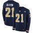 Nike Los Angeles Rams #21 Donte Deayon Navy Blue Team Color Youth Stitched NFL Limited Therma Long Sleeve Jersey