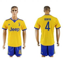 Juventus #4 Benatia Away Soccer Club Jersey