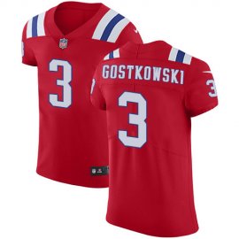 Nike New England Patriots #3 Stephen Gostkowski Red Alternate Mens Stitched NFL Vapor Untouchable Elite Jersey