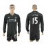 Liverpool #15 Lovren Away Long Sleeves Soccer Club Jersey
