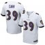 Nike Baltimore Ravens #39 Brandon Carr White Mens Stitched NFL New Elite Jersey
