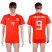 Wales #9 Robson Kanu Red Home Soccer Club Jersey