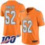 Nike Miami Dolphins #52 Raekwon McMillan Orange Mens Stitched NFL Limited Rush 100th Season Jersey