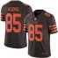 Nike Cleveland Browns #85 David Njoku Brown Mens Stitched NFL Limited Rush Jersey