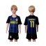 Inter Milan #11 Biabiany Home Kid Soccer Club Jersey