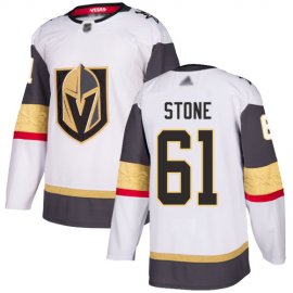 Adidas Vegas Golden Knights #61 Mark Stone White Road Authentic Stitched Youth NHL Jersey