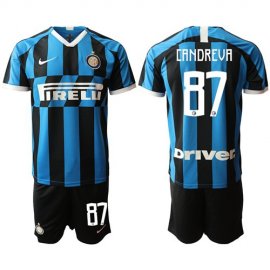 Inter Milan #87 Candreva Home Soccer Club Jersey