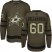 Adidas Dallas Stars #60 Ty Dellandrea Green Salute to Service Stitched NHL Jersey